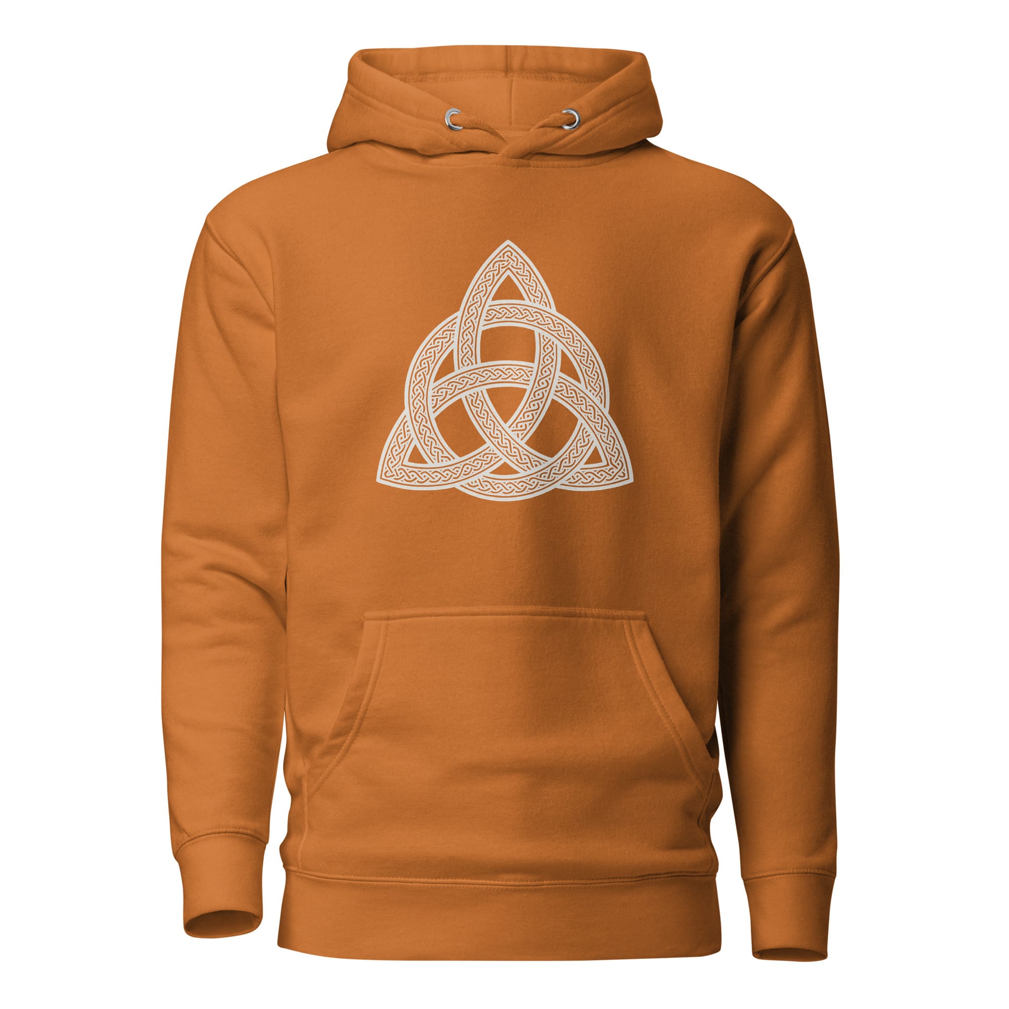 Trinity Knot | Irish Celtic Heritage | Light | Unisex Hoodie - Image 7