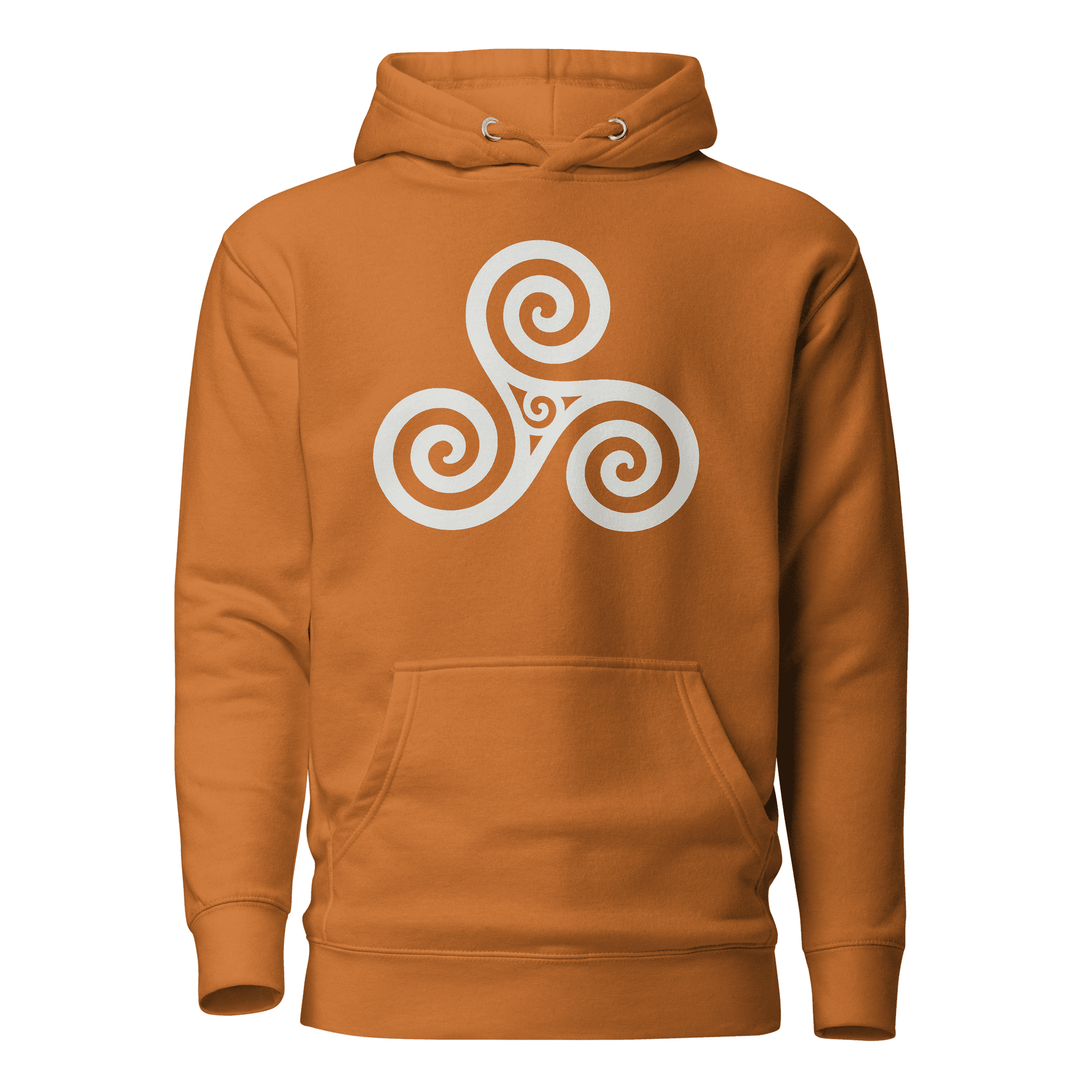 Trisquel Symbol | Galician Celtic Heritage | Light | Unisex Hoodie - Image 8