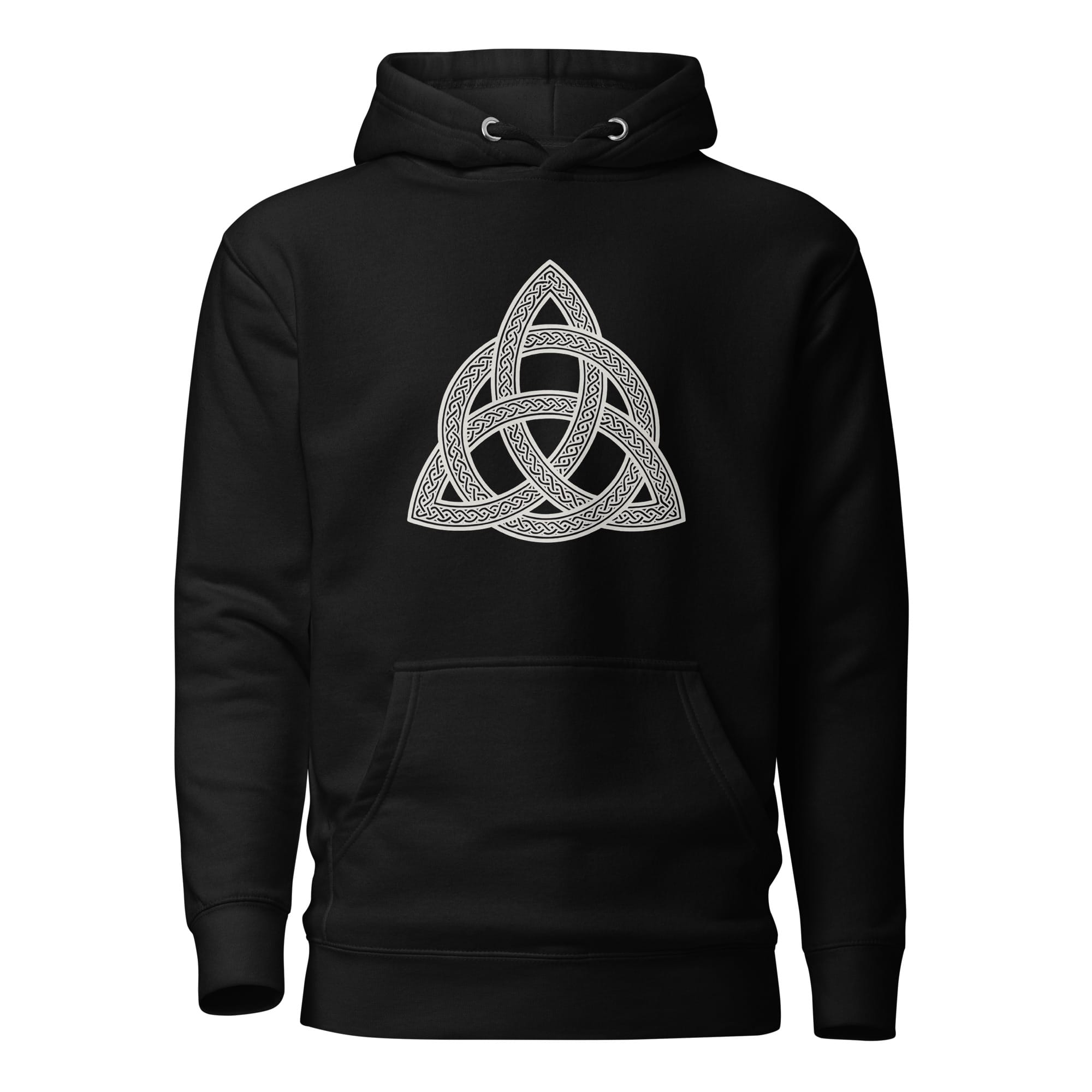 Trinity Knot | Irish Celtic Heritage | Light | Unisex Hoodie - Image 2