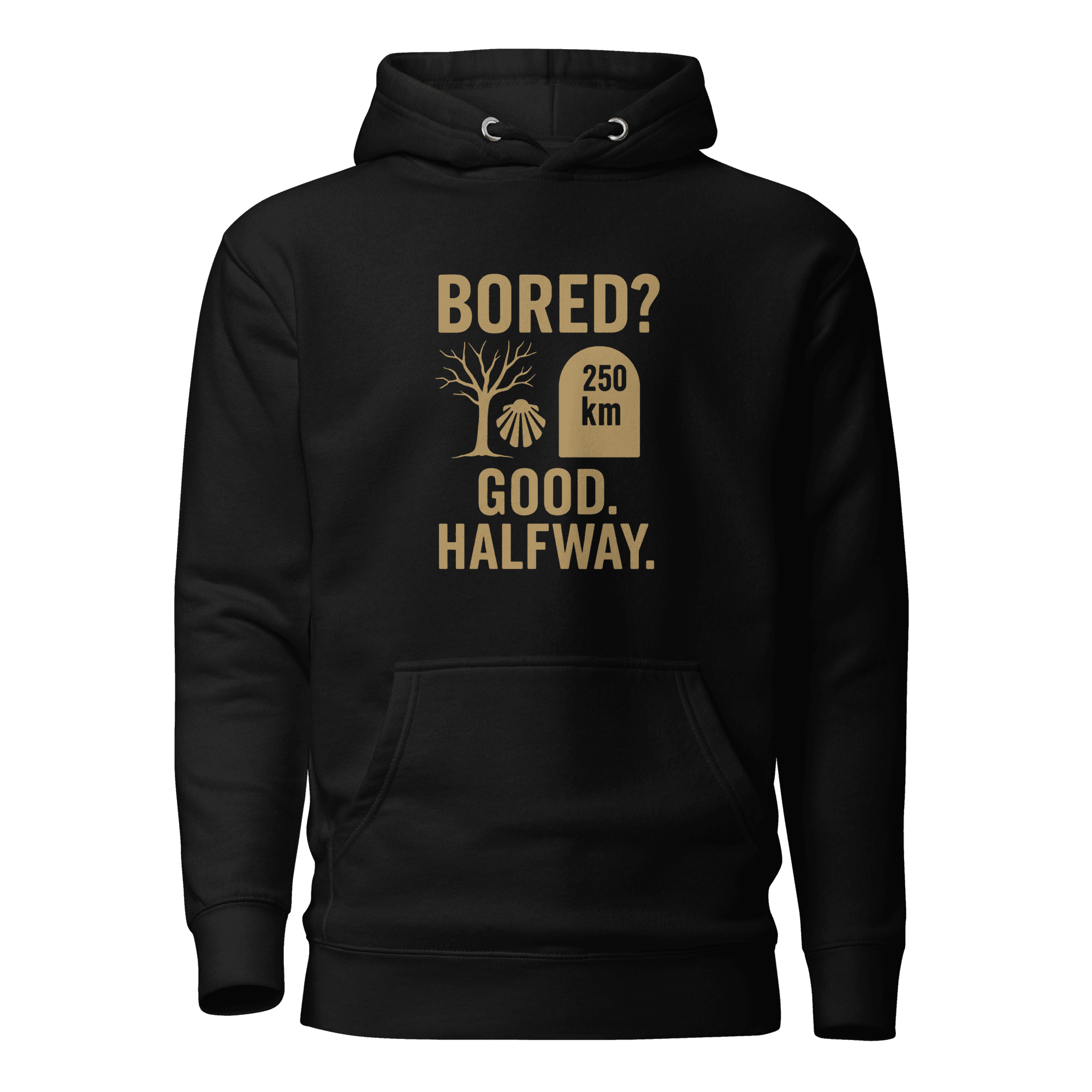 Bored? Good. Halfway. | Unisex Hoodie - Image 2