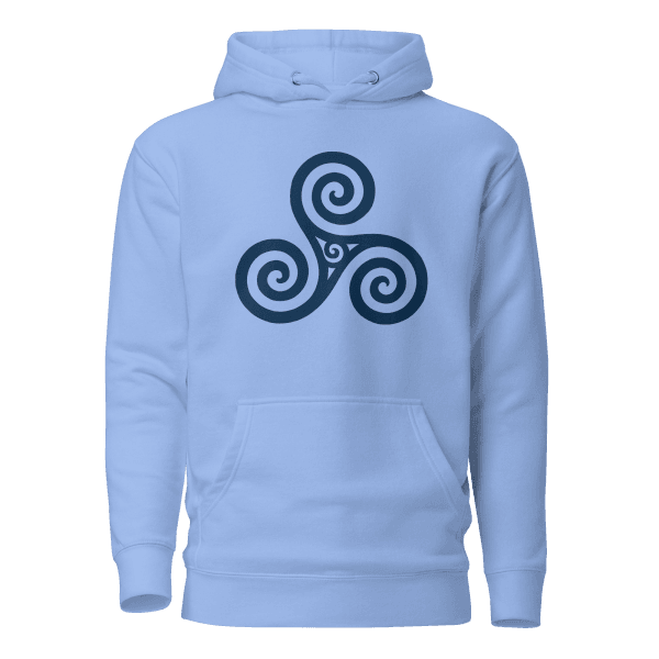 Trisquel Symbol | Galician Celtic Heritage | Unisex Hoodie