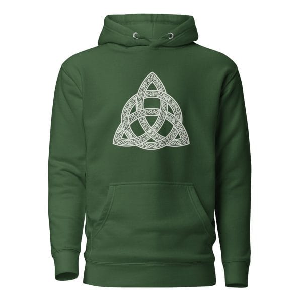 Trinity Knot | Irish Celtic Heritage | Light | Unisex Hoodie