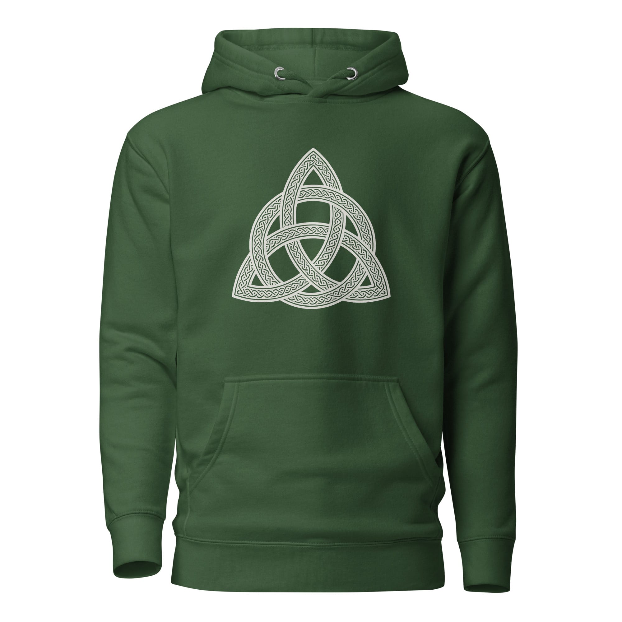 Trinity Knot | Irish Celtic Heritage | Light | Unisex Hoodie - Image 8