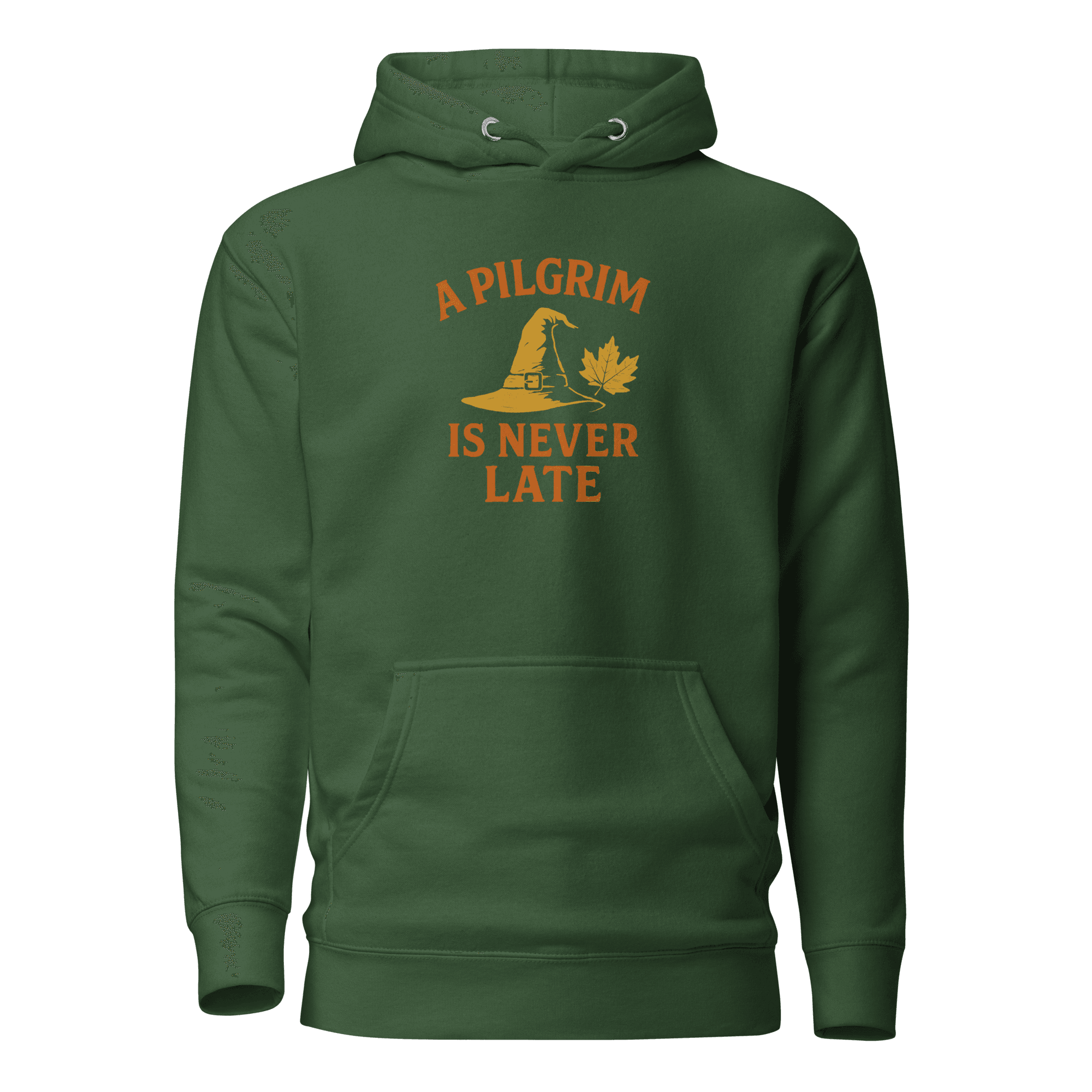 A Pilgrim is Never Late | Thanksgiving | Unisex Hoodie - Image 8