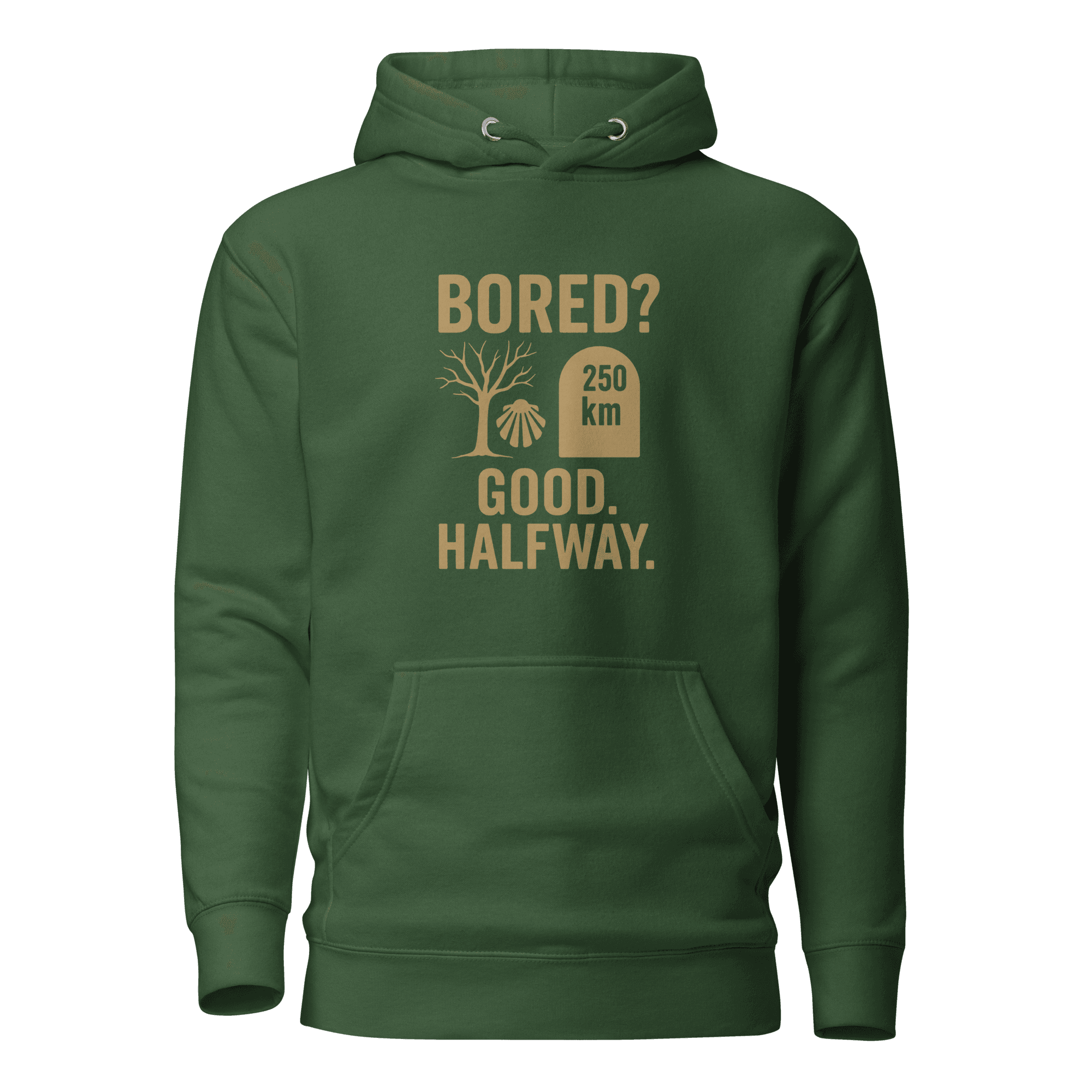 Bored? Good. Halfway. | Unisex Hoodie - Image 7