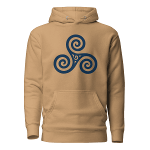 Trisquel Symbol | Galician Celtic Heritage | Unisex Hoodie