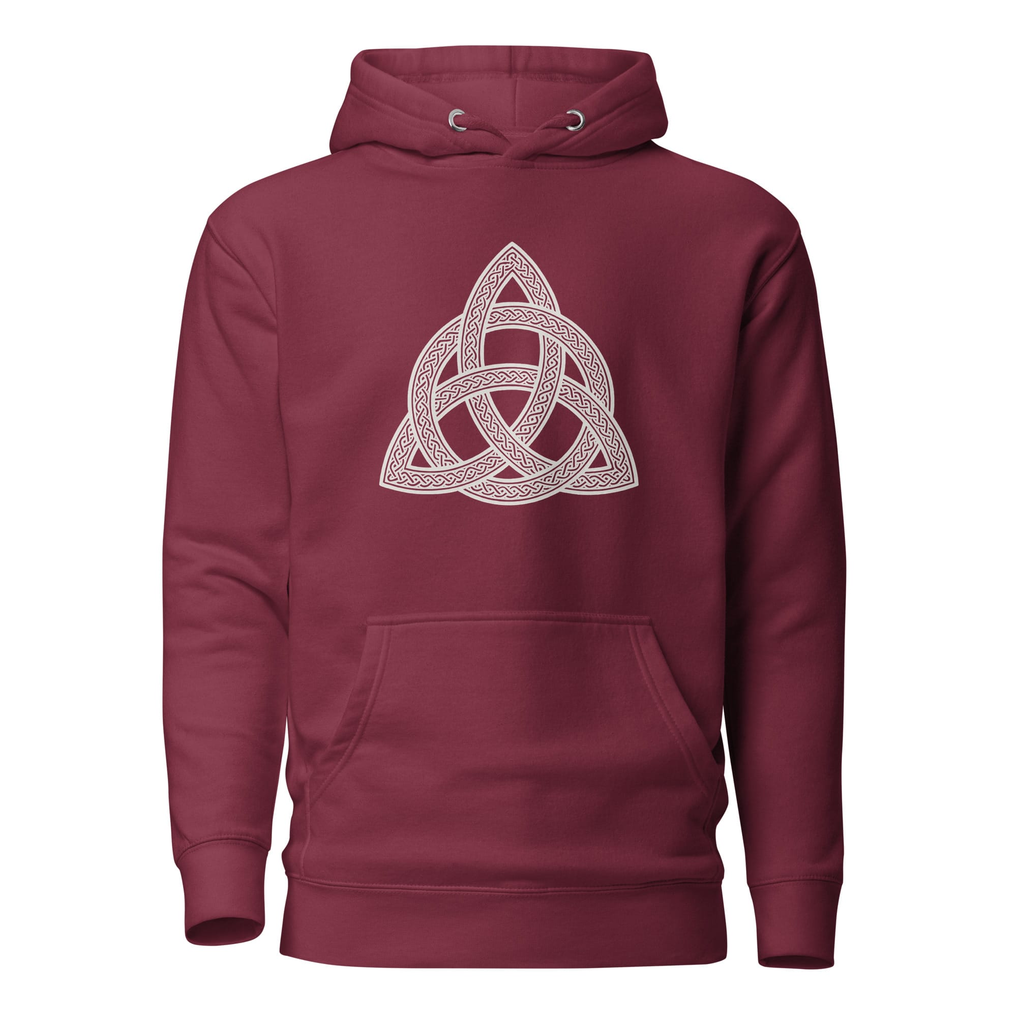 Trinity Knot | Irish Celtic Heritage | Light | Unisex Hoodie - Image 3
