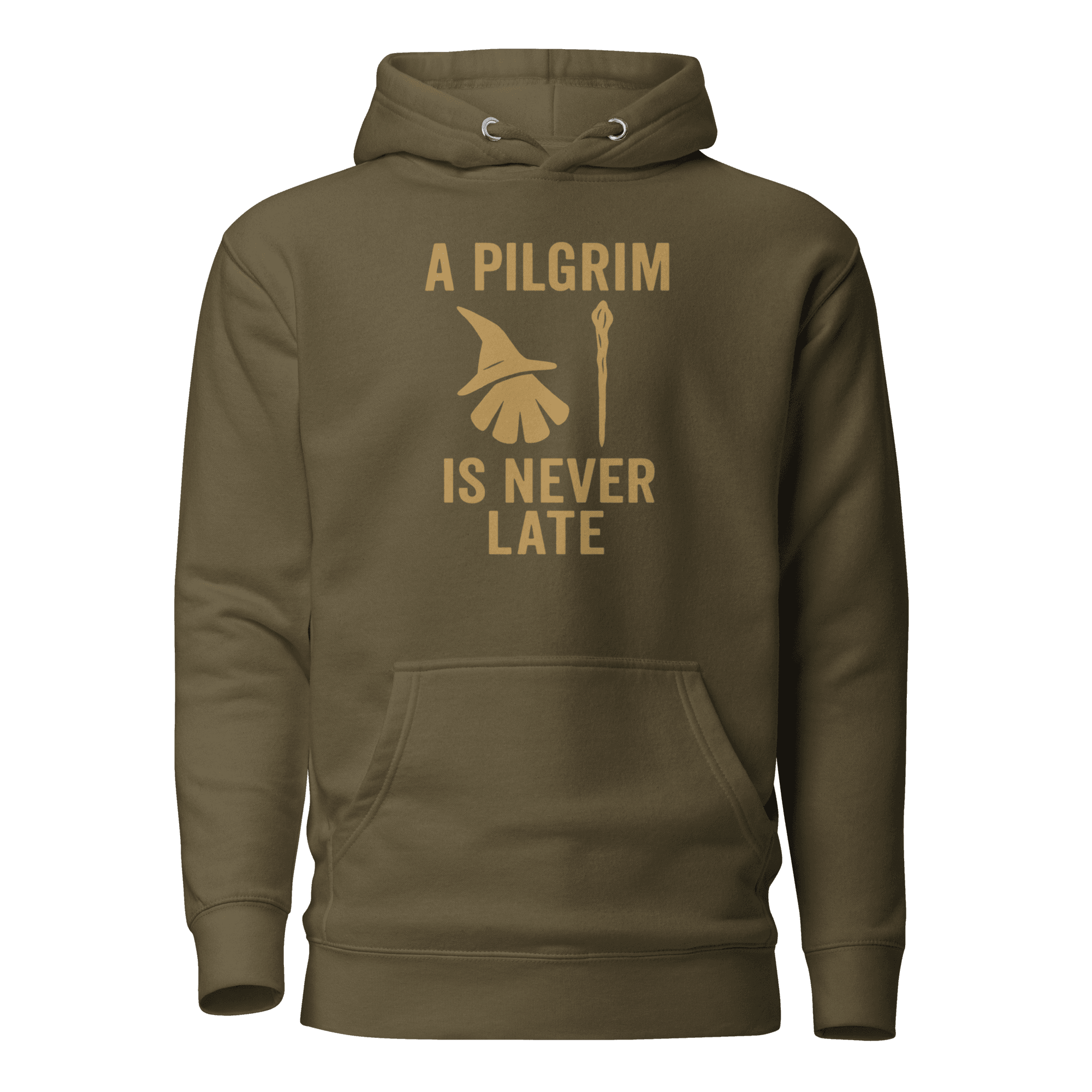 A Pilgrim Is Never Late | Unisex Hoodie - Image 4