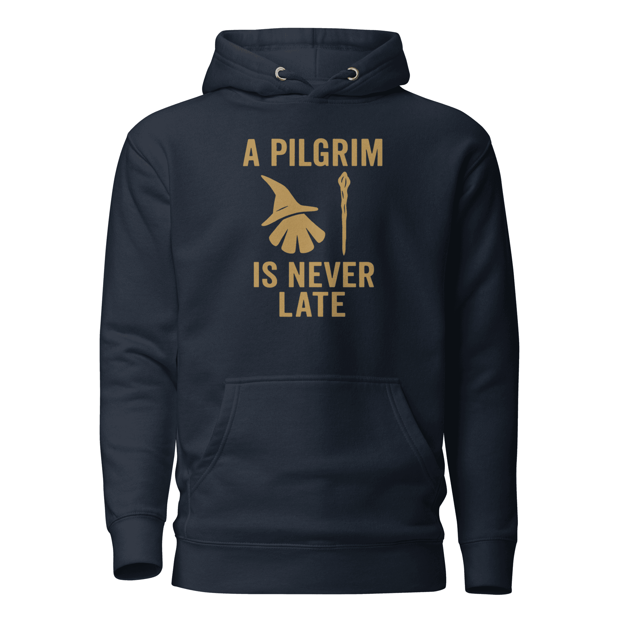 A Pilgrim Is Never Late | Unisex Hoodie - Image 2