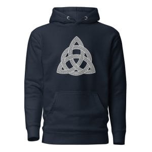 Trinity Knot | Irish Celtic Heritage | Light | Unisex Hoodie