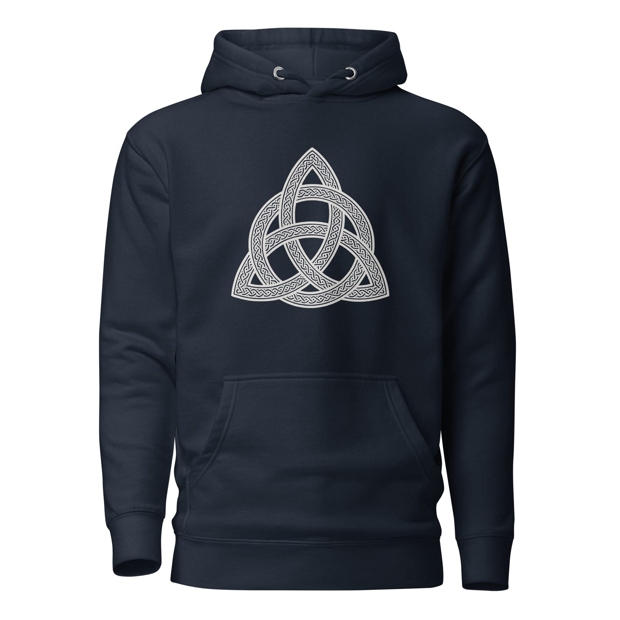 Trinity Knot | Irish Celtic Heritage | Light | Unisex Hoodie - Image 1