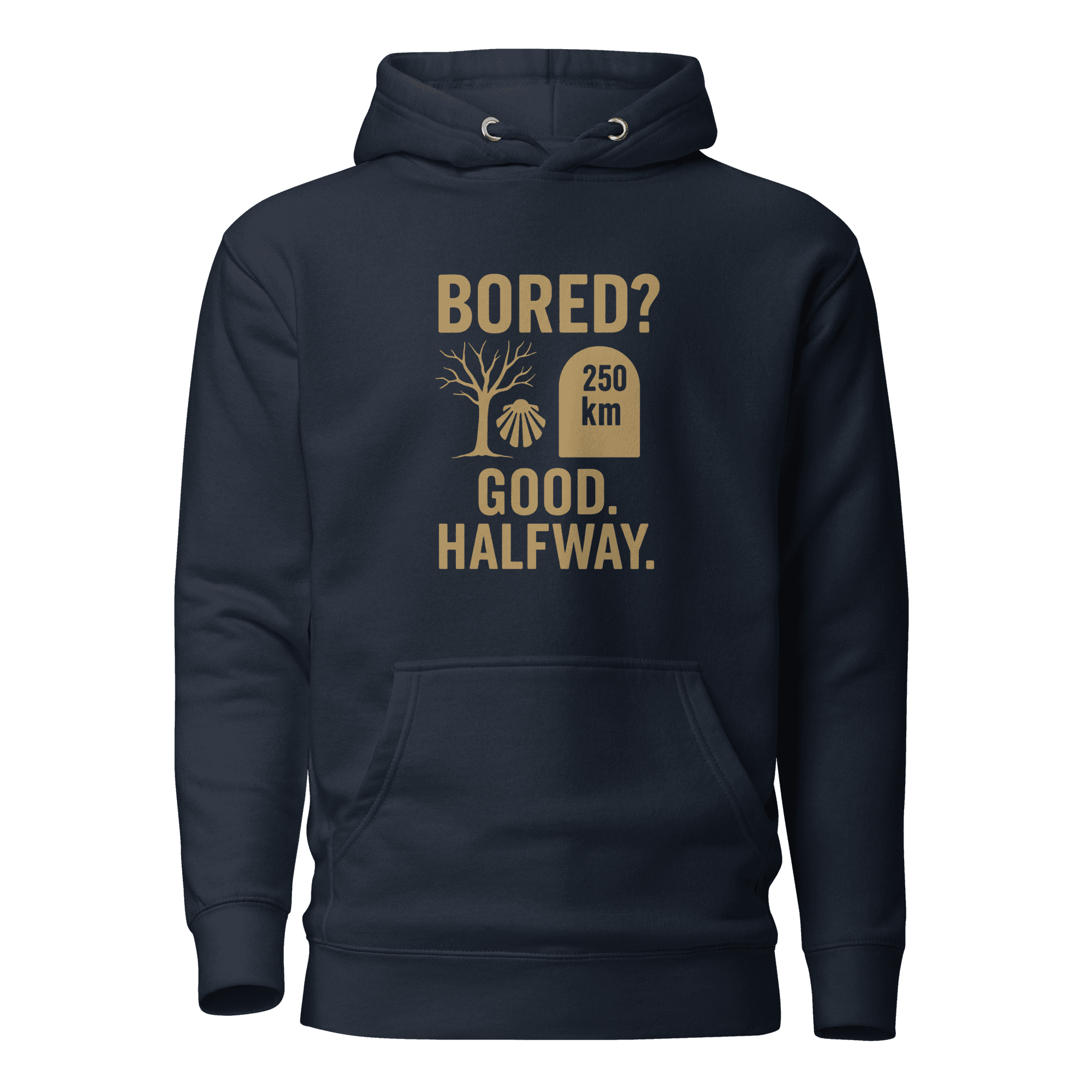 Bored? Good. Halfway. | Unisex Hoodie - Image 3