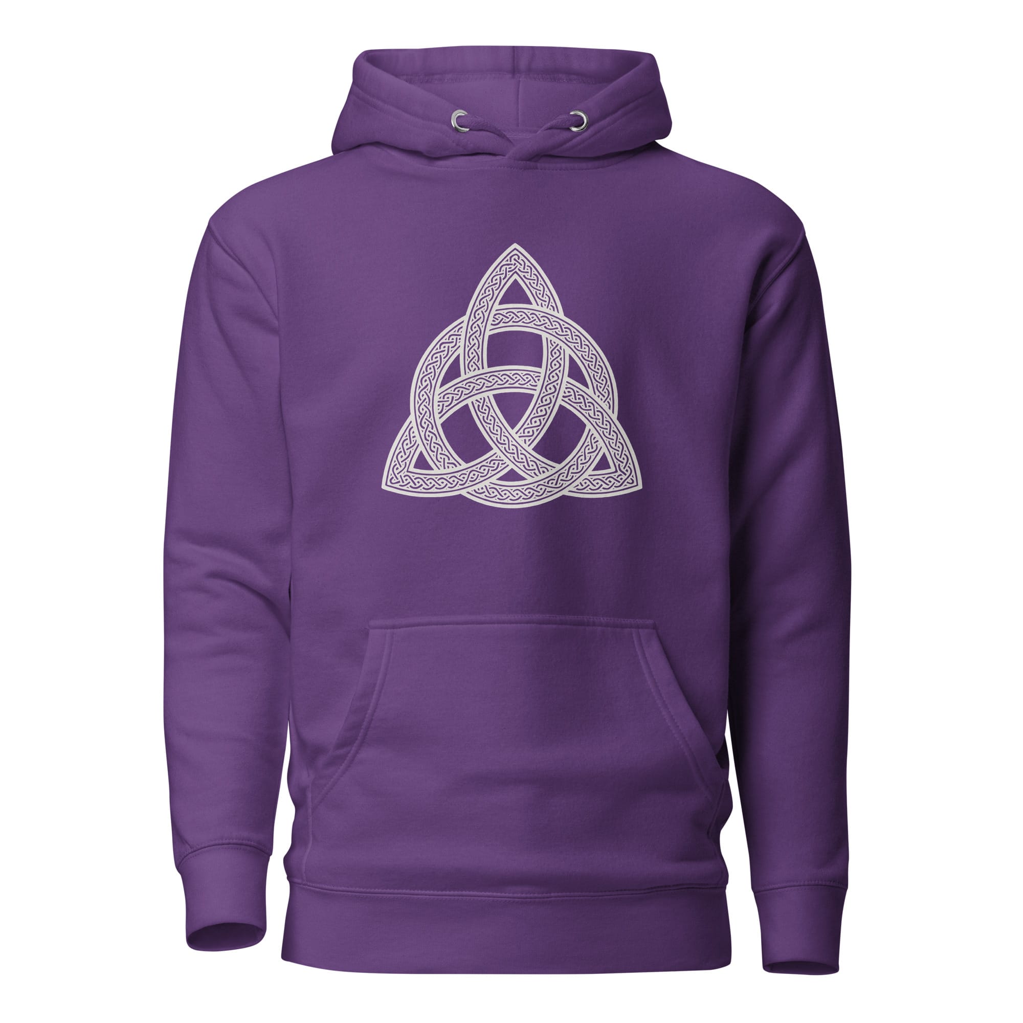 Trinity Knot | Irish Celtic Heritage | Light | Unisex Hoodie - Image 6