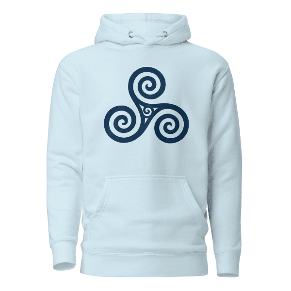 Trisquel Symbol | Galician Celtic Heritage | Unisex Hoodie