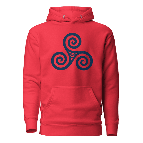 Trisquel Symbol | Galician Celtic Heritage | Unisex Hoodie