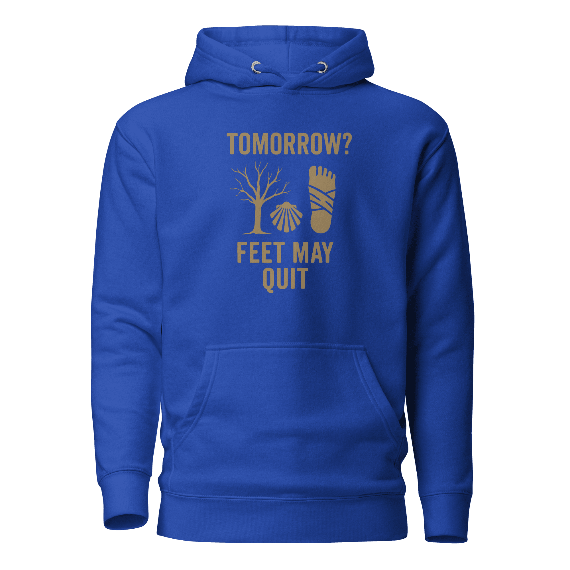 Tomorrow? Feet May Quit | Unisex Hoodie - Image 8