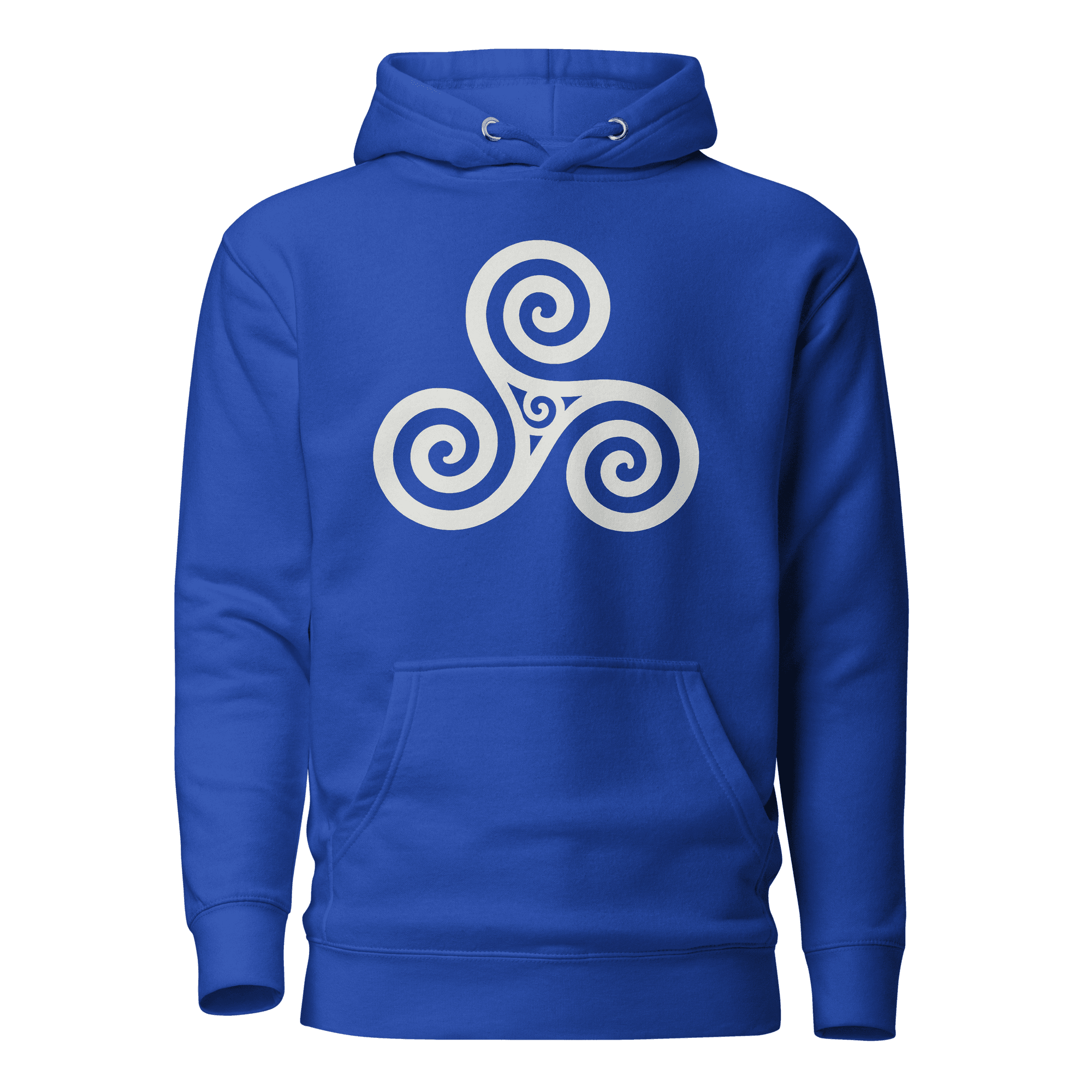 Trisquel Symbol | Galician Celtic Heritage | Light | Unisex Hoodie - Image 1