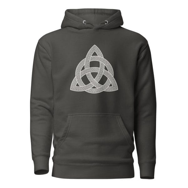 Trinity Knot | Irish Celtic Heritage | Light | Unisex Hoodie
