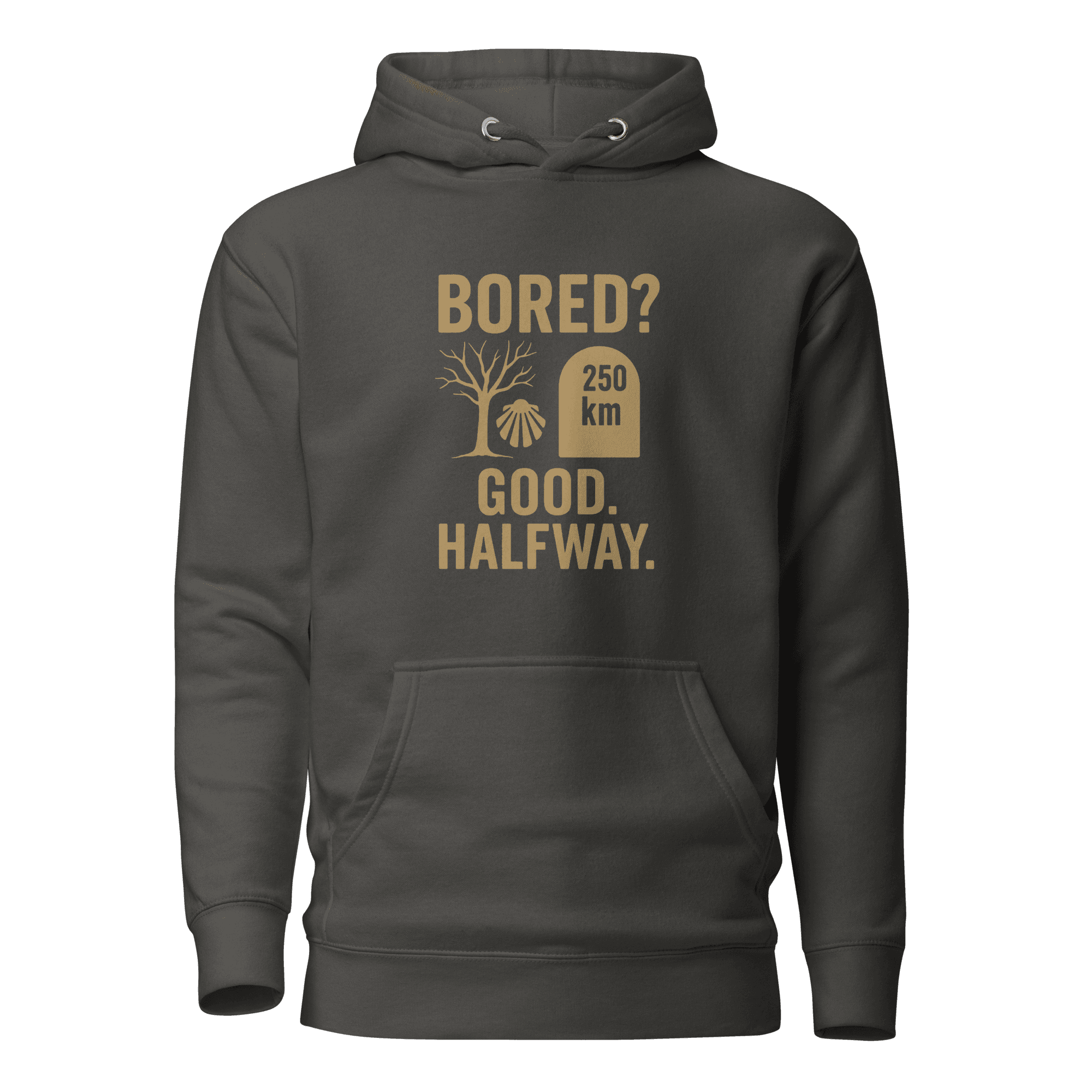 Bored? Good. Halfway. | Unisex Hoodie - Image 1