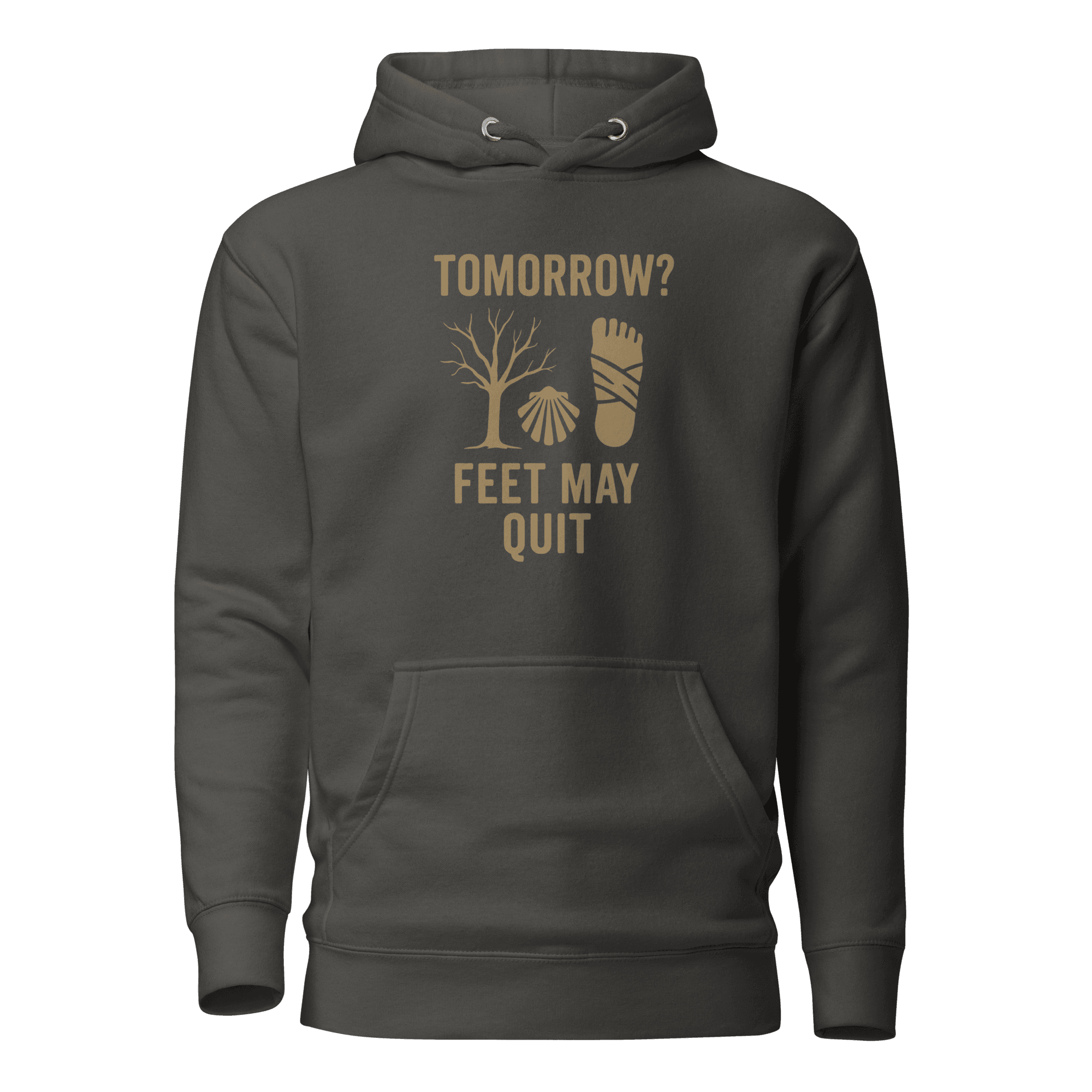 Tomorrow? Feet May Quit | Unisex Hoodie - Image 4