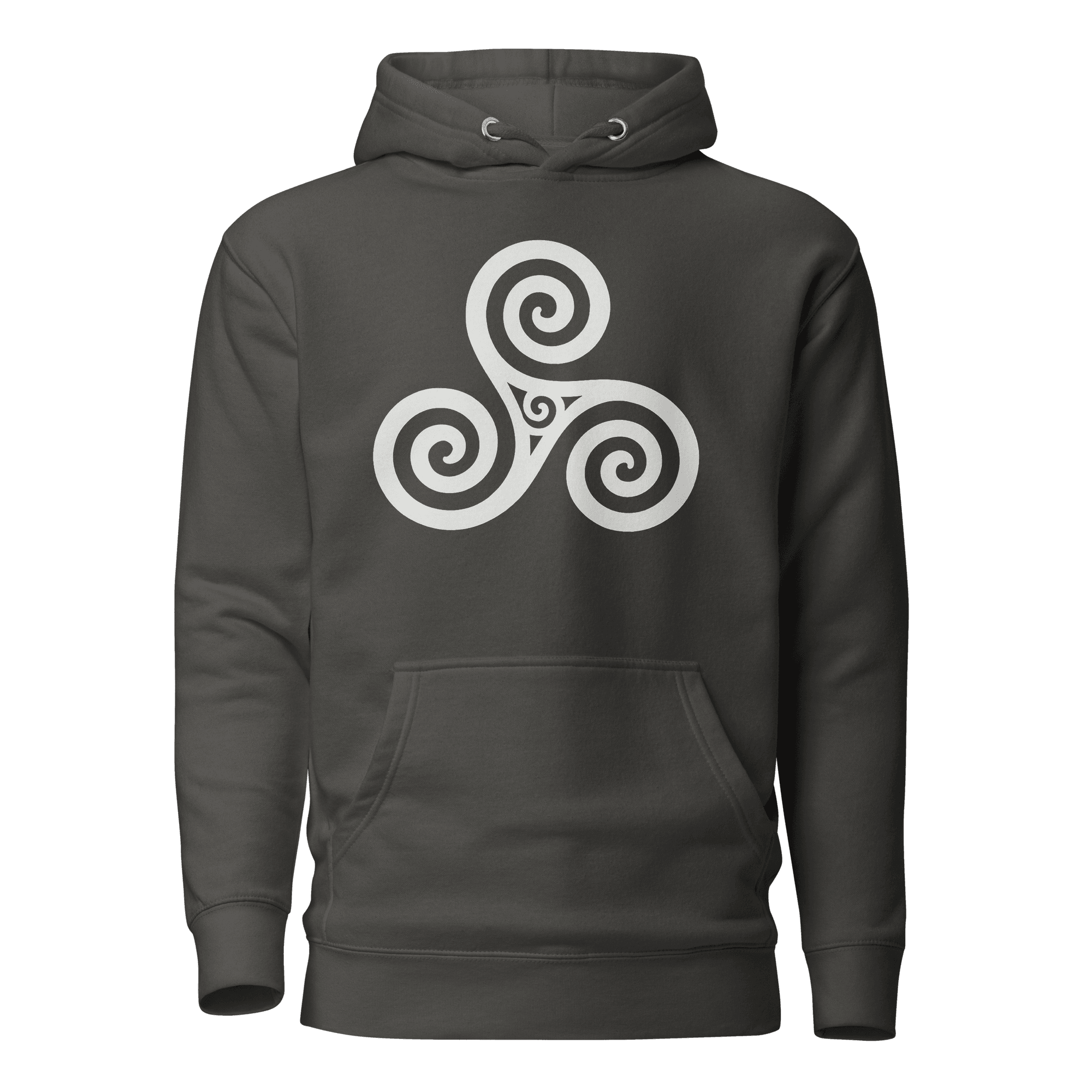 Trisquel Symbol | Galician Celtic Heritage | Light | Unisex Hoodie - Image 5