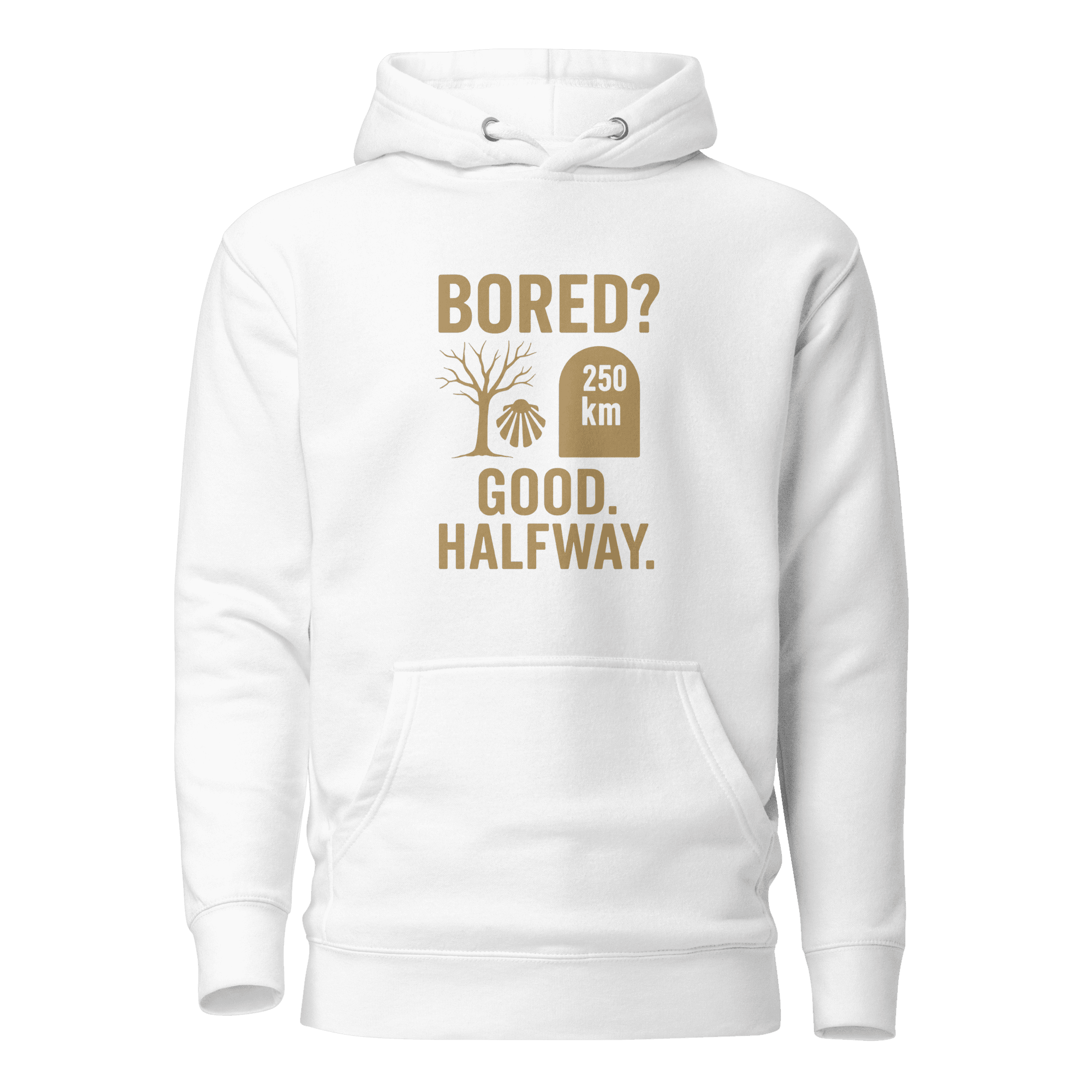 Bored? Good. Halfway. | Unisex Hoodie - Image 5