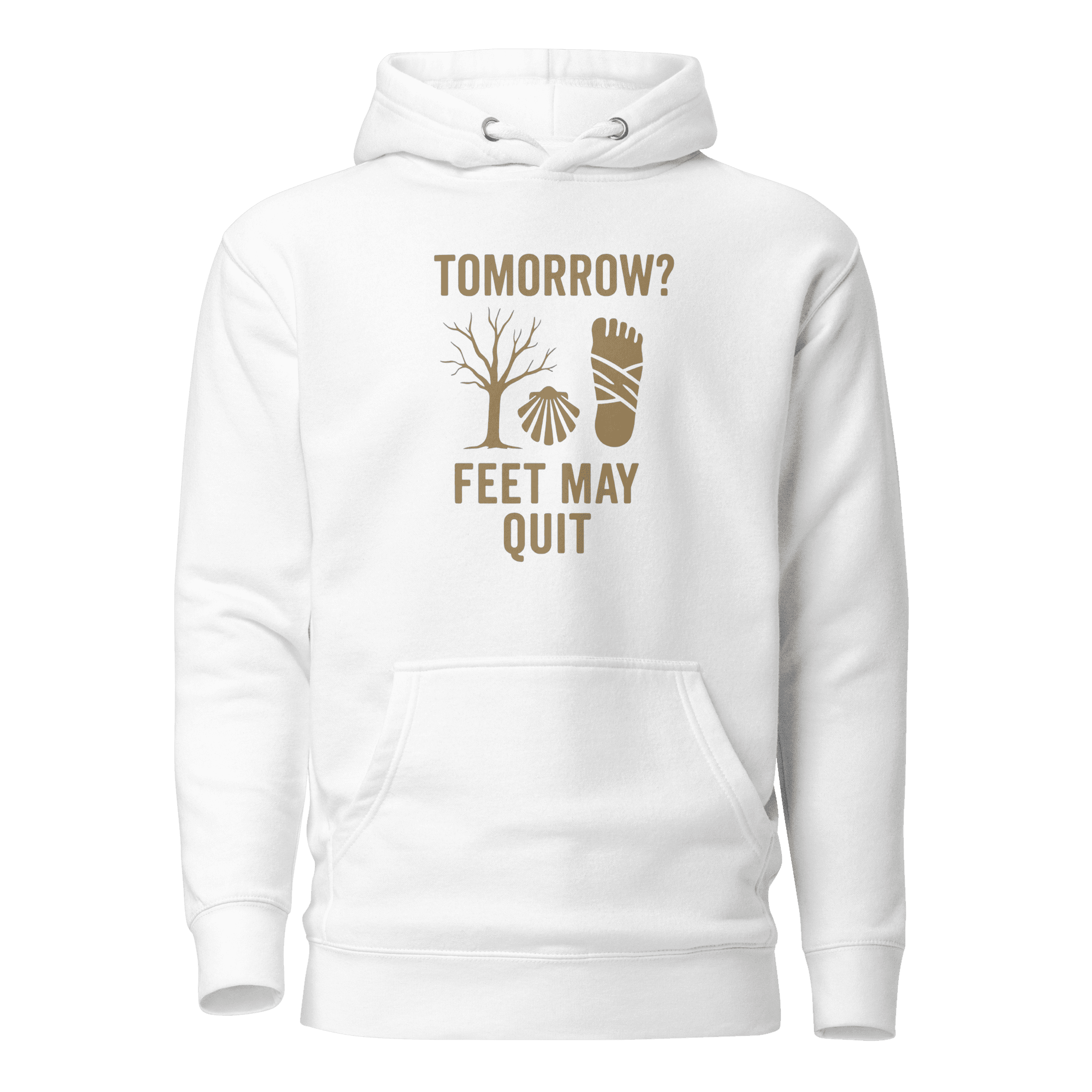 Tomorrow? Feet May Quit | Unisex Hoodie - Image 9