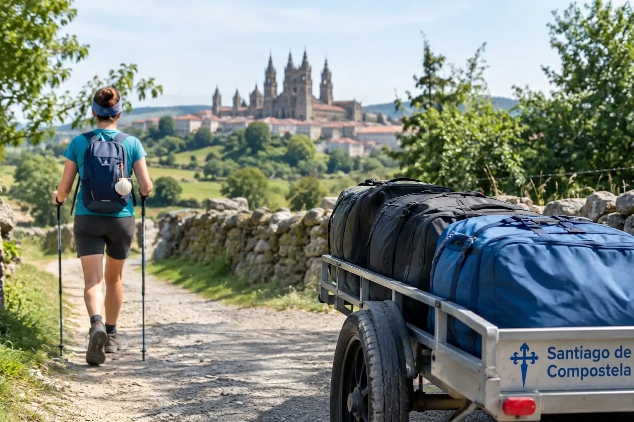 How Camino Luggage Transfer Works on the Trail