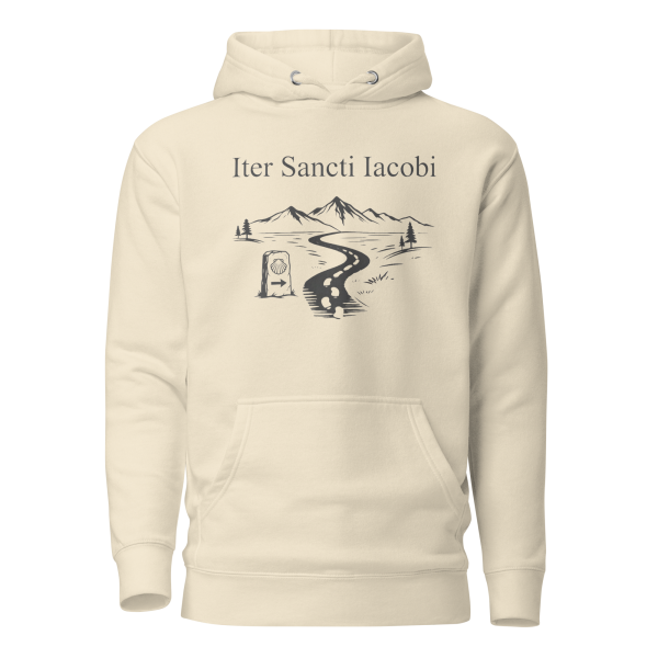 Iter Sancti Iacobi | Landscape | Charcoal Grey | Unisex Hoodie