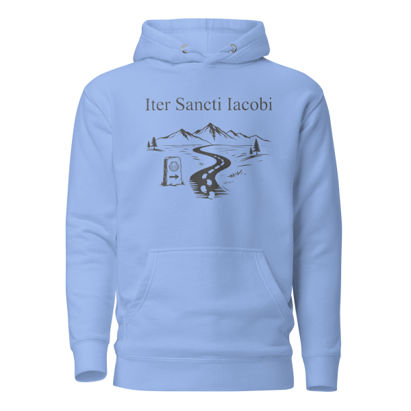 Iter Sancti Iacobi | Landscape | Charcoal Grey | Unisex Hoodie