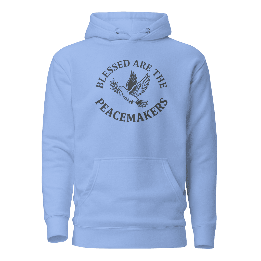 Blessed Are The Peacemakers | Charcoal Grey | Unisex Hoodie