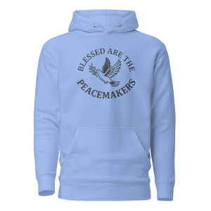 Blessed Are The Peacemakers | Charcoal Grey | Unisex Hoodie