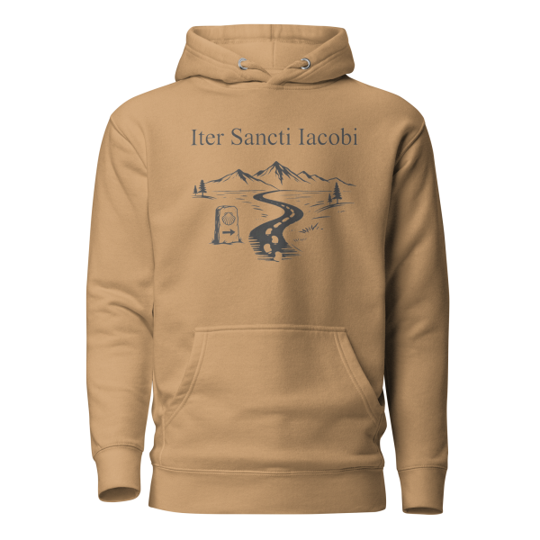 Iter Sancti Iacobi | Landscape | Charcoal Grey | Unisex Hoodie