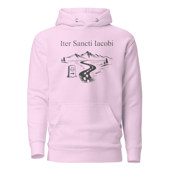 Iter Sancti Iacobi | Landscape | Charcoal Grey | Unisex Hoodie