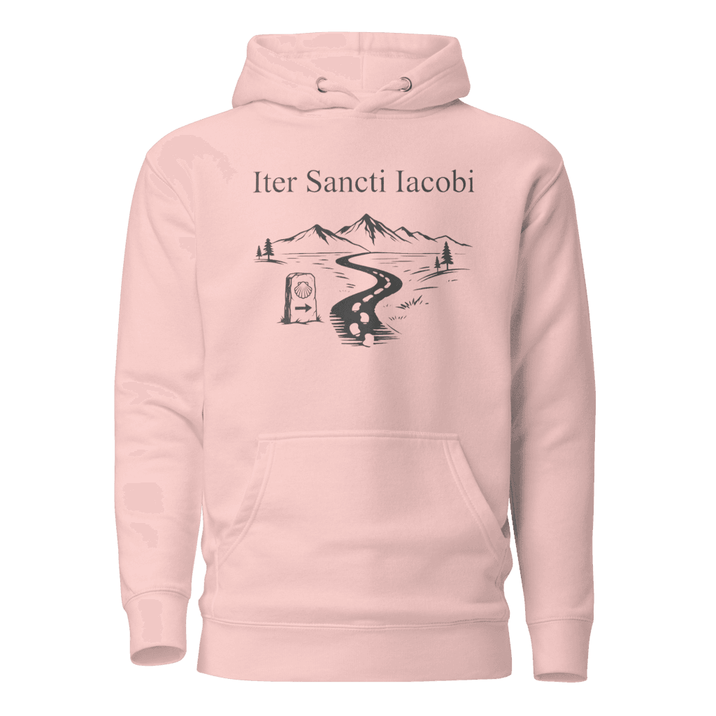 Iter Sancti Iacobi | Landscape | Charcoal Grey | Unisex Hoodie