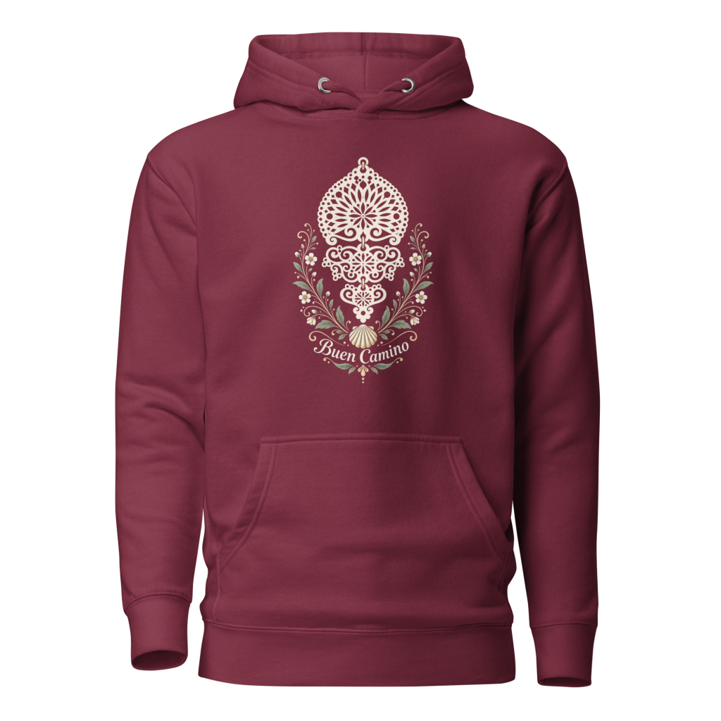 Camino de Santiago Hoodie | Sapo Design | Galician Heritage Jewellery