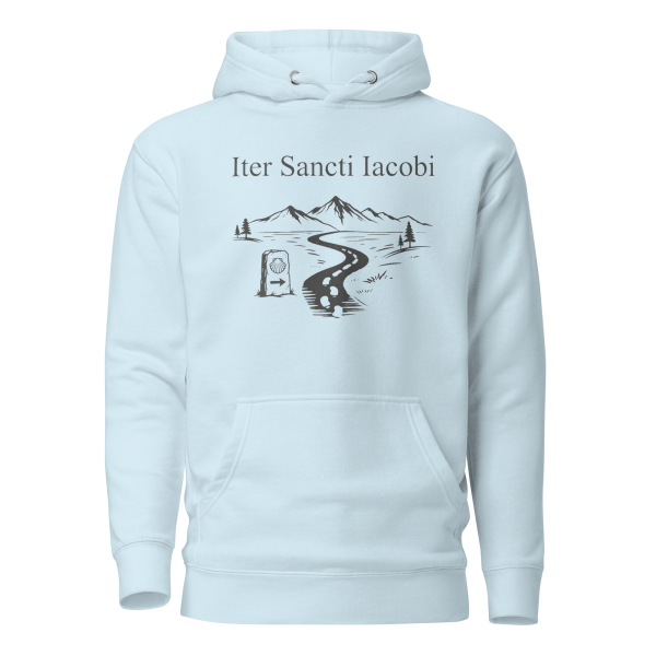 Iter Sancti Iacobi | Landscape | Charcoal Grey | Unisex Hoodie