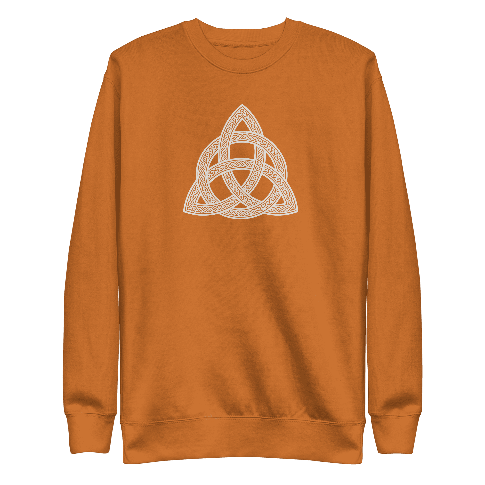 Trinity Knot | Irish Celtic Heritage | Light | Unisex Sweatshirt - Image 8