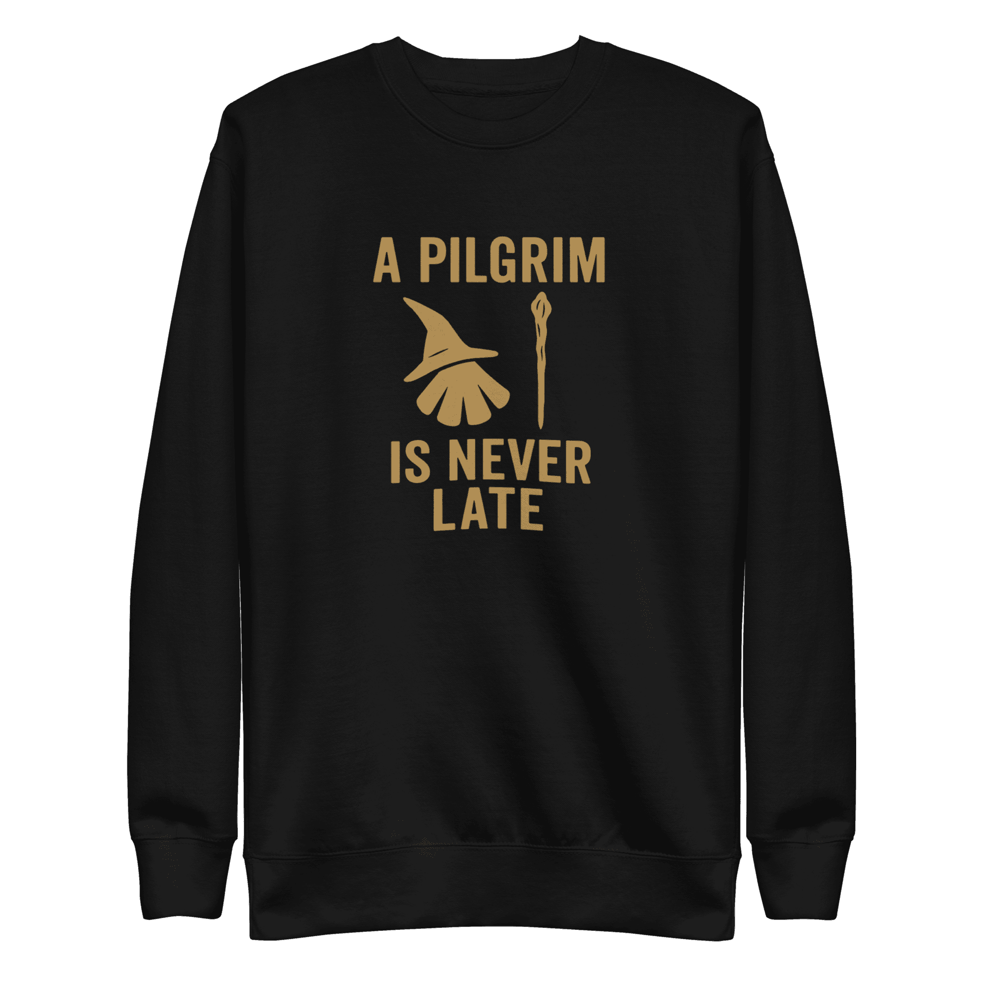 A Pilgrim Is Never Late | Unisex Sweatshirt - Image 2