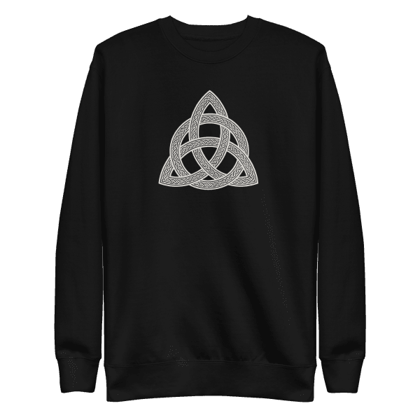 Trinity Knot | Irish Celtic Heritage | Light | Unisex Sweatshirt
