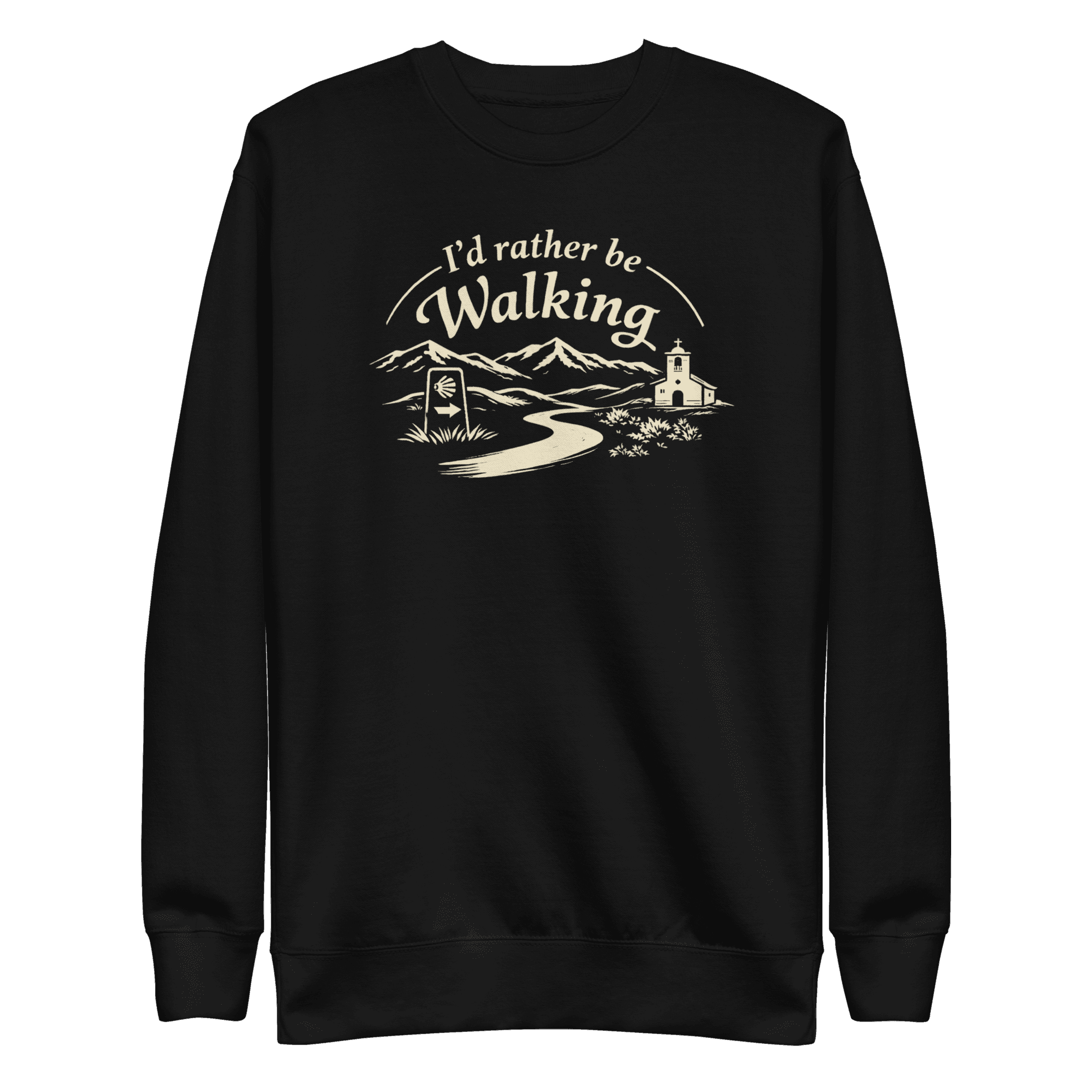 I’d rather be Walking | Unisex Sweatshirt - Image 2