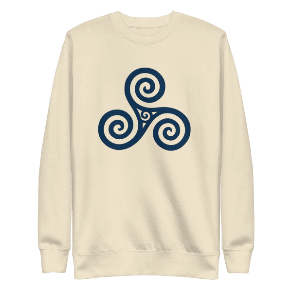Trisquel Symbol | Galician Celtic Heritage | Unisex Sweatshirt