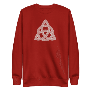 Trinity Knot | Irish Celtic Heritage | Light | Unisex Sweatshirt