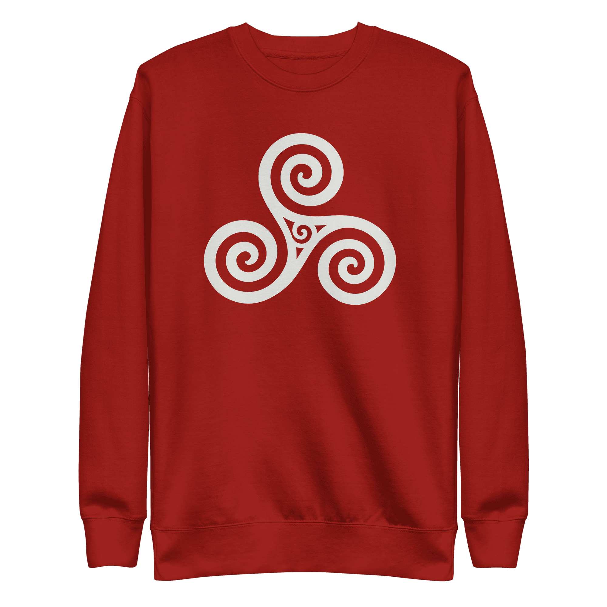 Trisquel Symbol | Galician Celtic Heritage | Light | Unisex Sweatshirt - Image 1