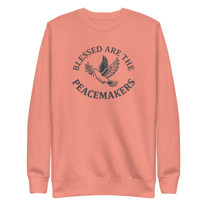Blessed Are The Peacemakers | Charcoal Grey | Unisex Sweatshirt