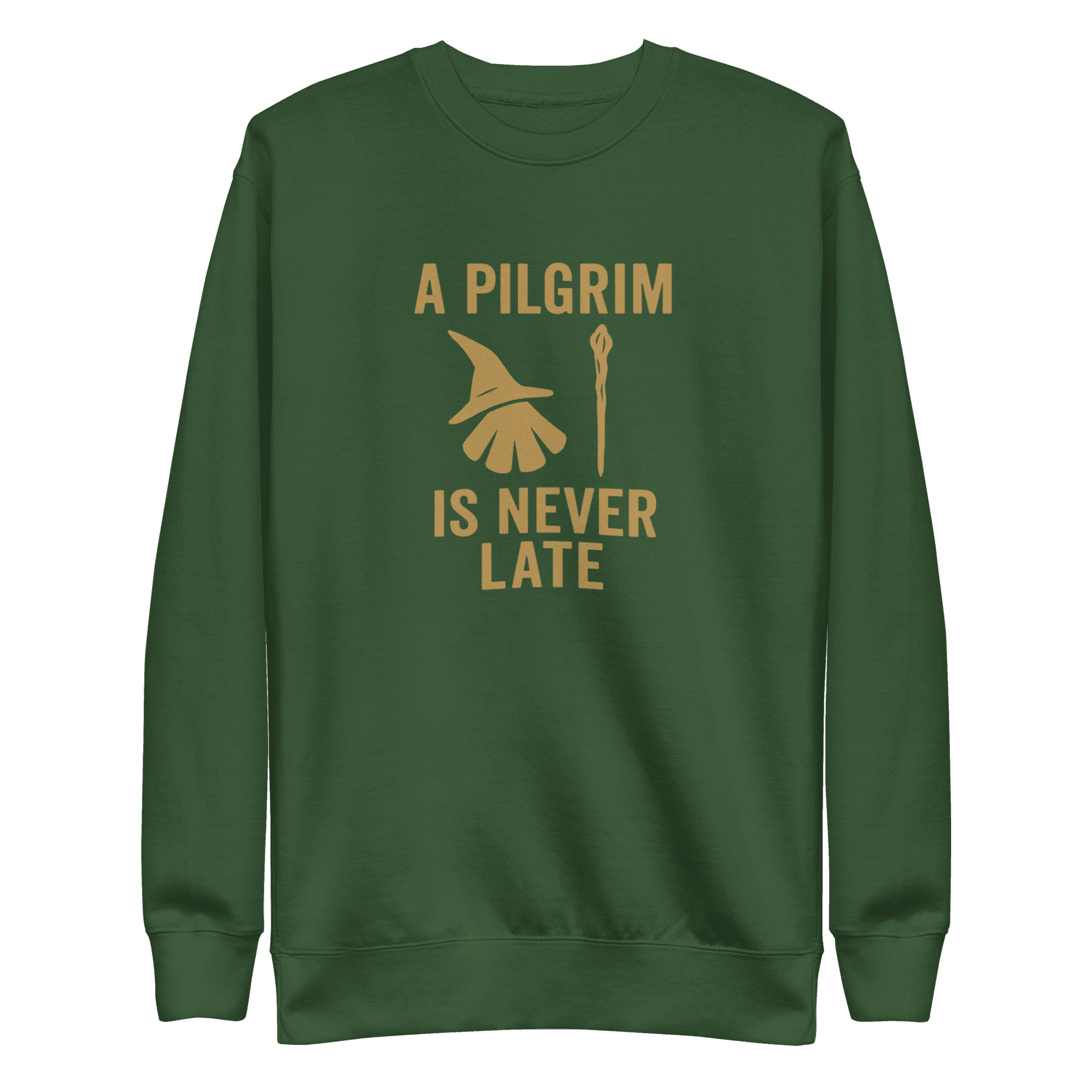 A Pilgrim Is Never Late | Unisex Sweatshirt - Image 6