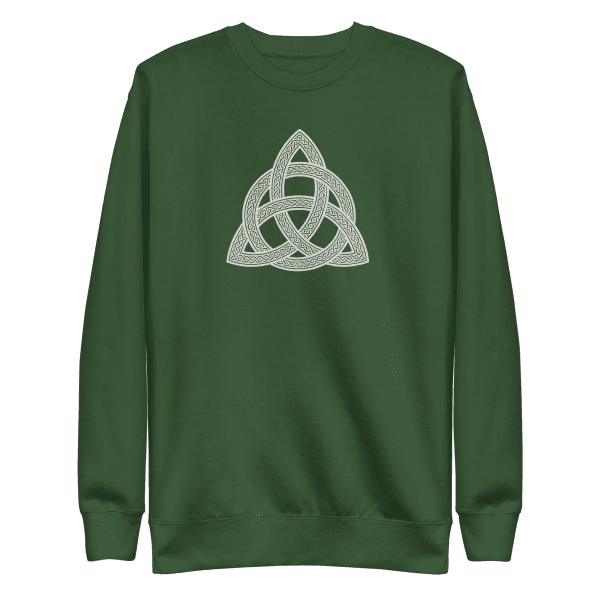 Trinity Knot | Irish Celtic Heritage | Light | Unisex Sweatshirt