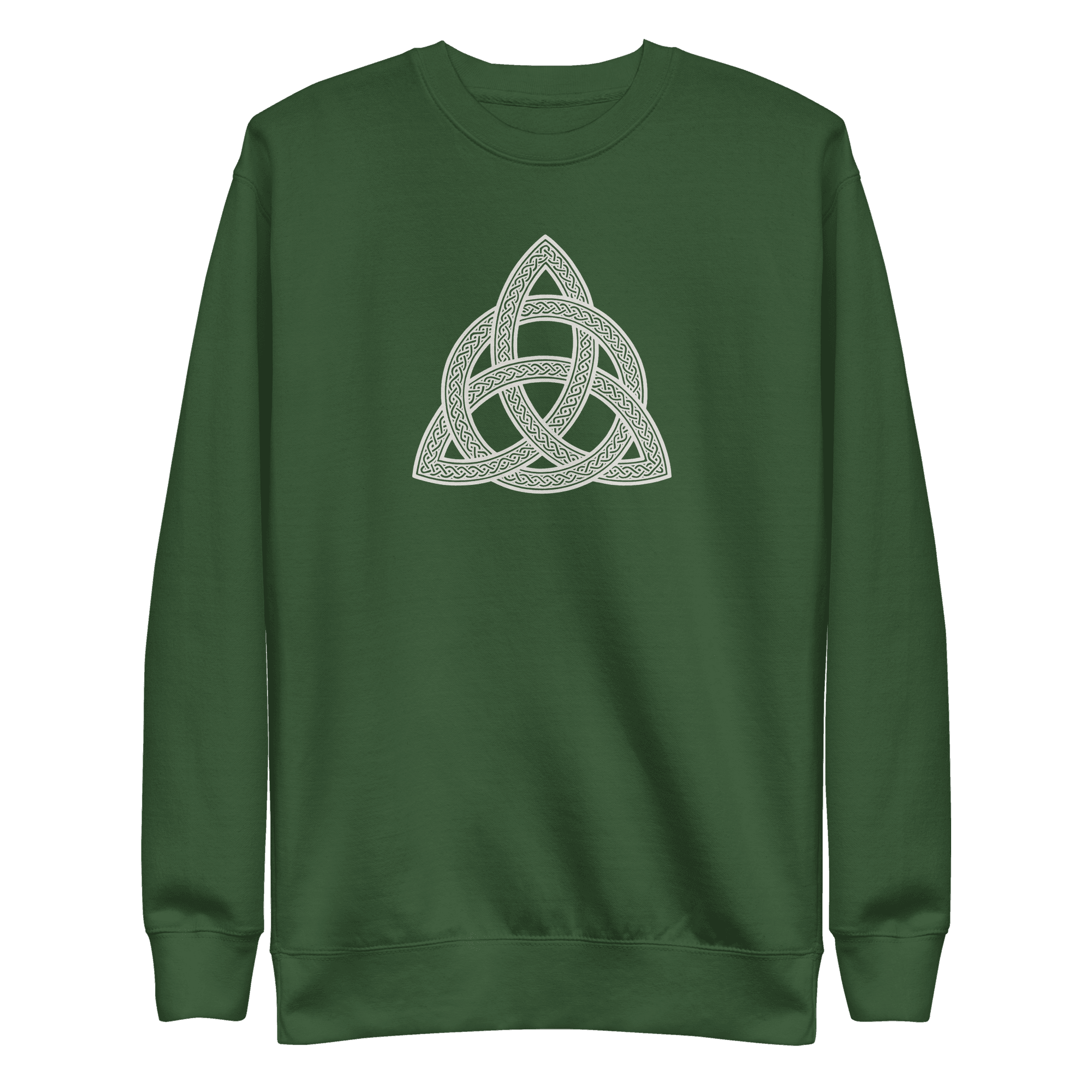 Trinity Knot | Irish Celtic Heritage | Light | Unisex Sweatshirt - Image 6
