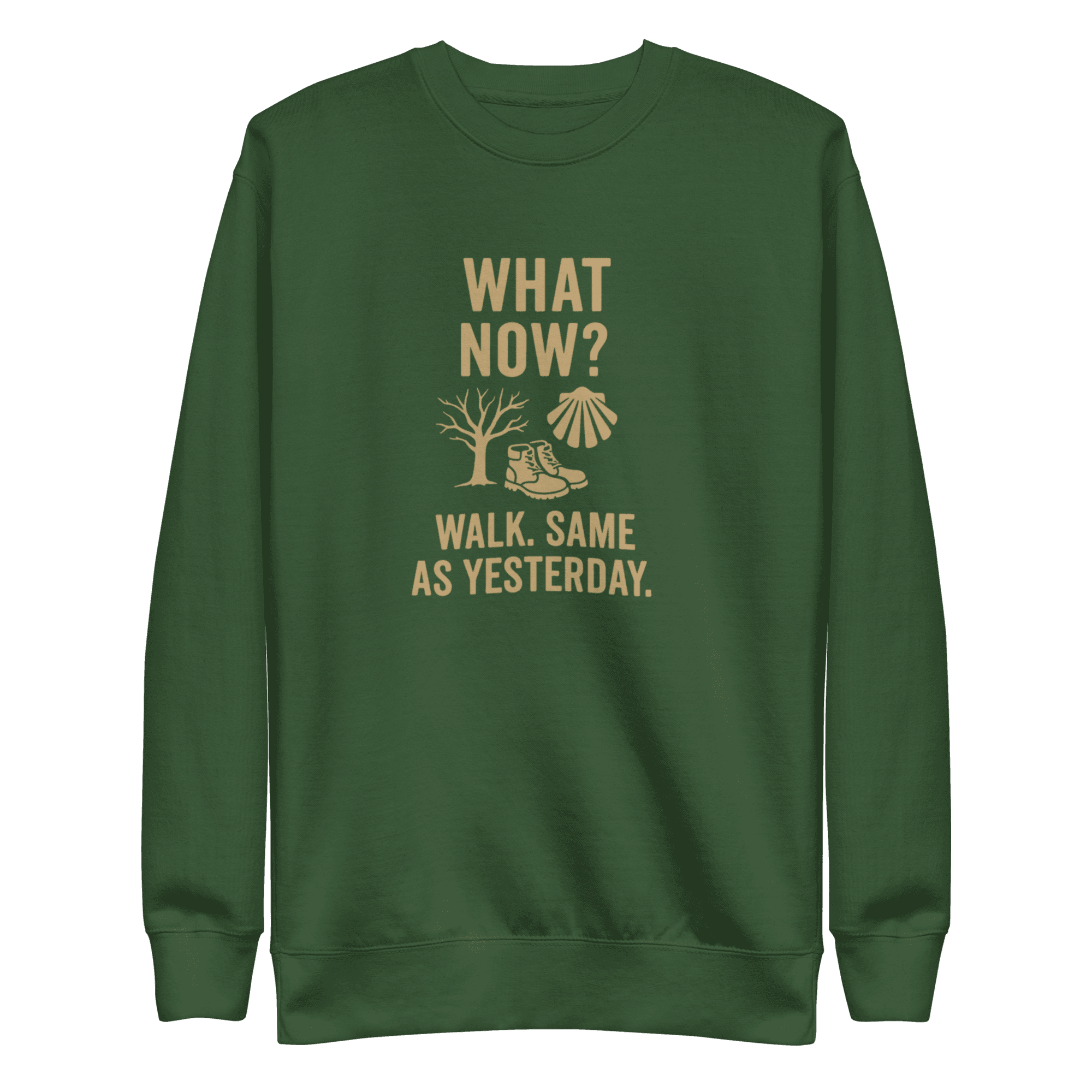What Now? Walk, Same as Yesterday | Unisex Sweatshirt - Image 1
