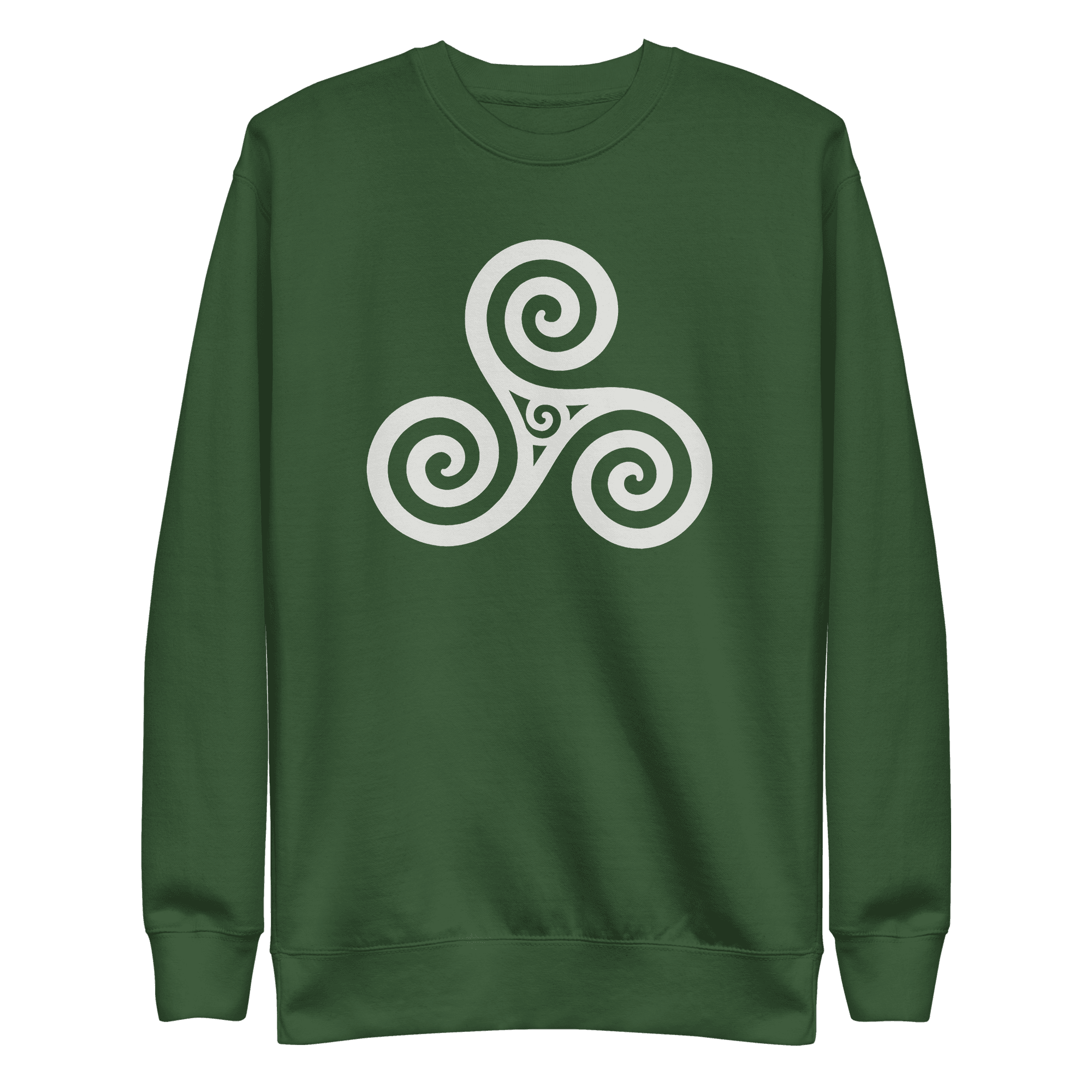 Trisquel Symbol | Galician Celtic Heritage | Light | Unisex Sweatshirt - Image 6